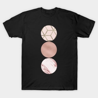 Rose grunge - circles III T-Shirt